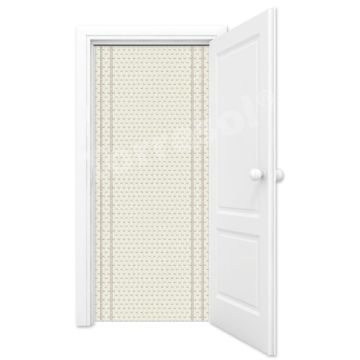 Vliegengordijn crème 8 banen zand