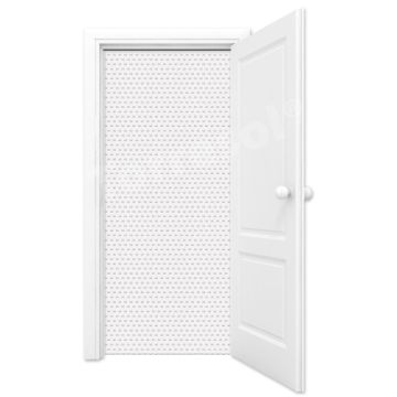 Vliegengordijn 100% wit