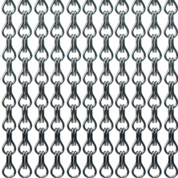Aluminium kettinggordijn Grof