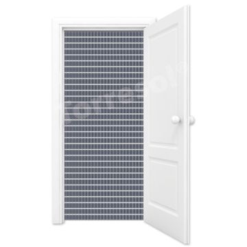 Vliegengordijn antraciet 28B (K&K) banen