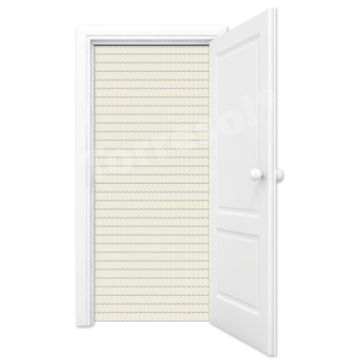 Vliegengordijn crème banen 01B (K&K) banen