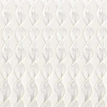 Kunststof draadgordijn Caracol wit